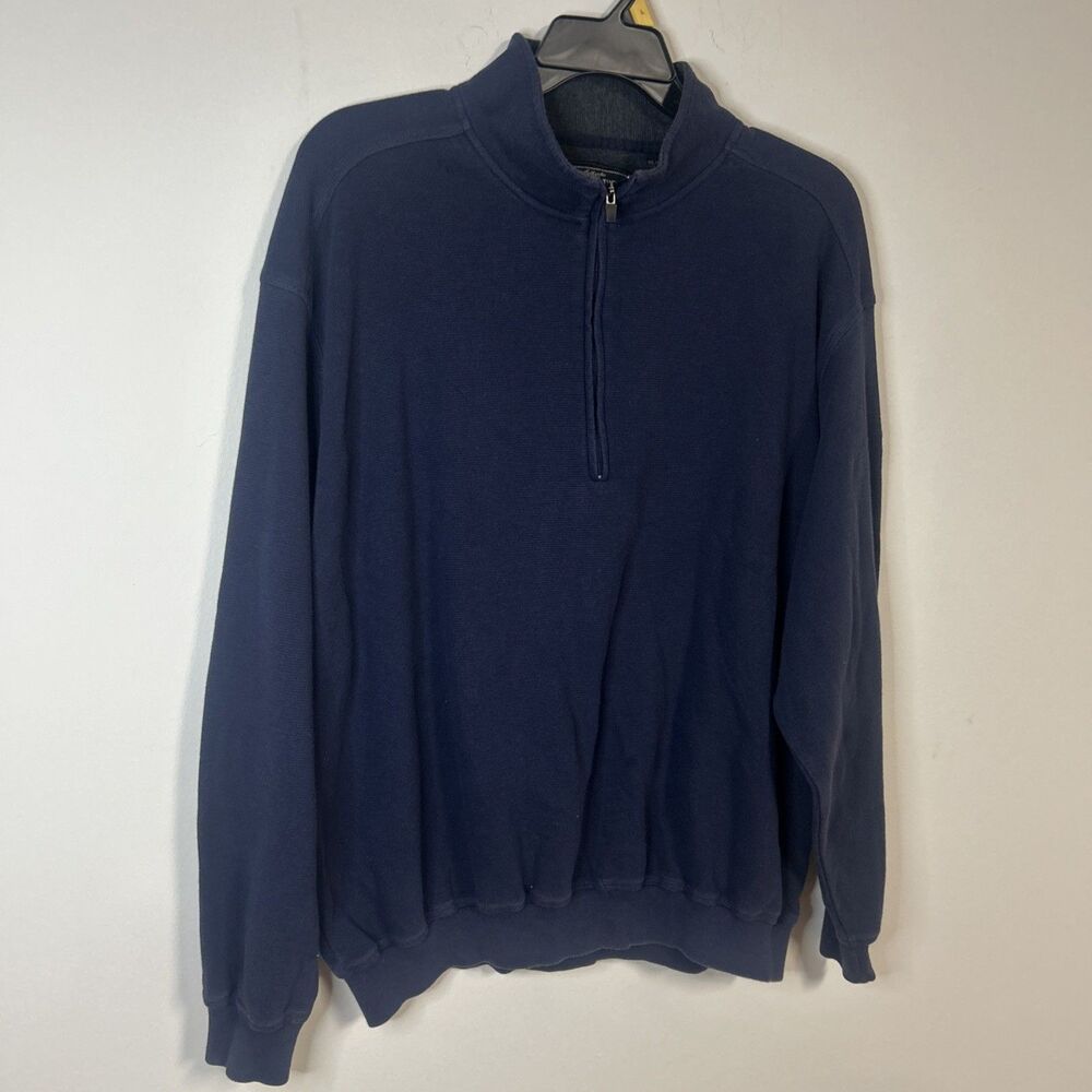 Page & Tuttle Pima Cotton Blend Quarter Zip Pullover Men’s Golf Performance XXL - Picture 2 of 7